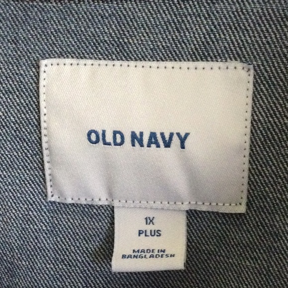 Old Navy Jean Jacket, 1X - Picture 4 of 4